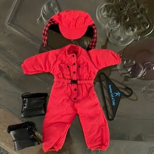 1997 Pleasant Company American Girl of Today Dogsled Snowsuit 3 Piece Outfit
